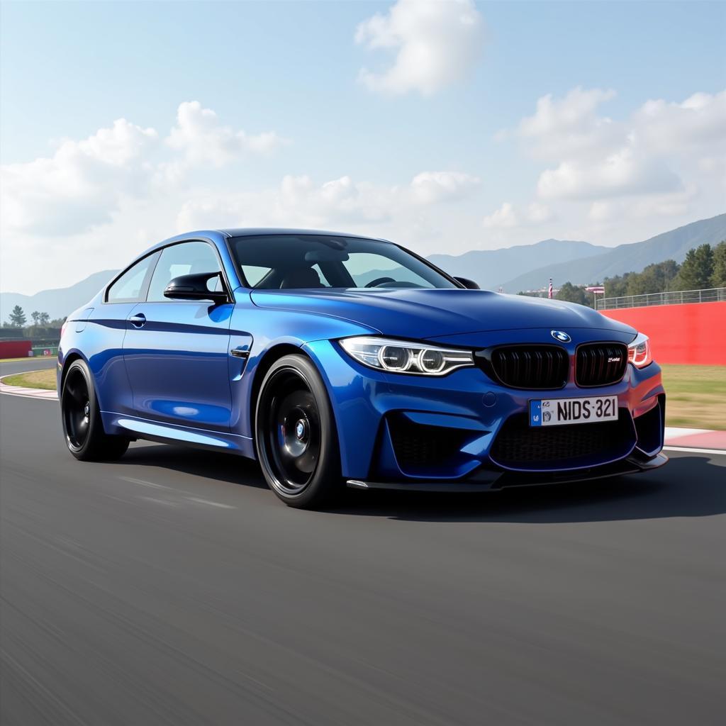 Der BMW G20 M3 auf der Rennstrecke.