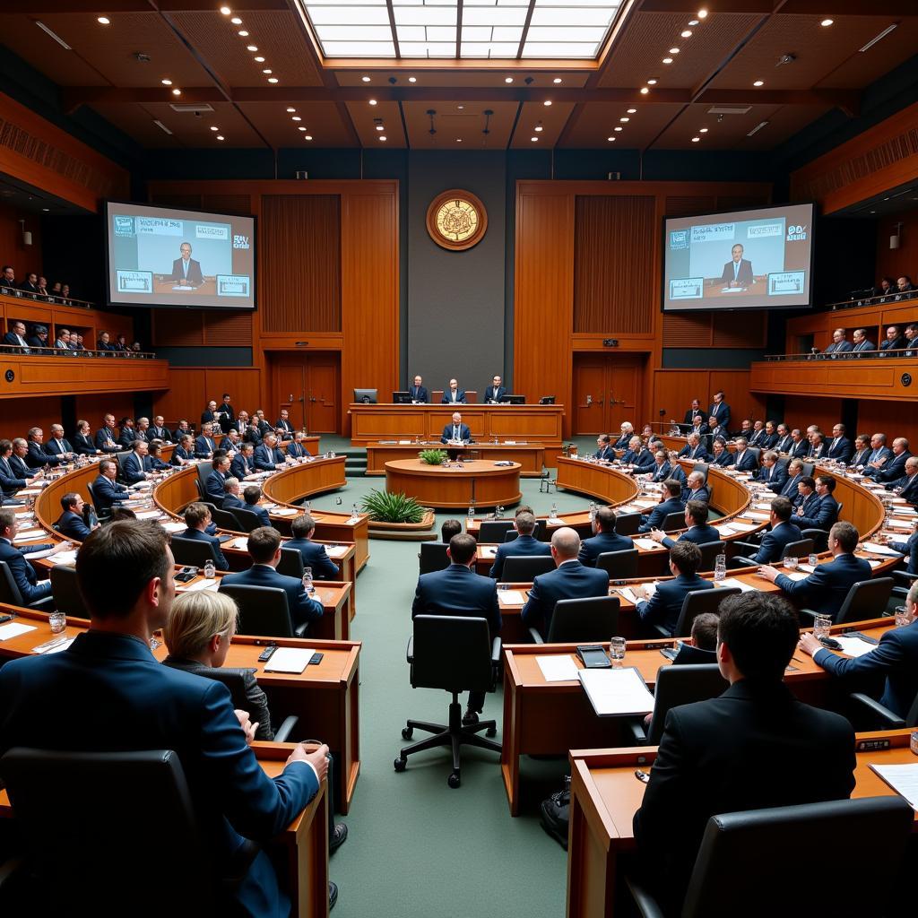 Live-Übertragung einer Bundestagssitzung: Einblicke in die deutsche Politik