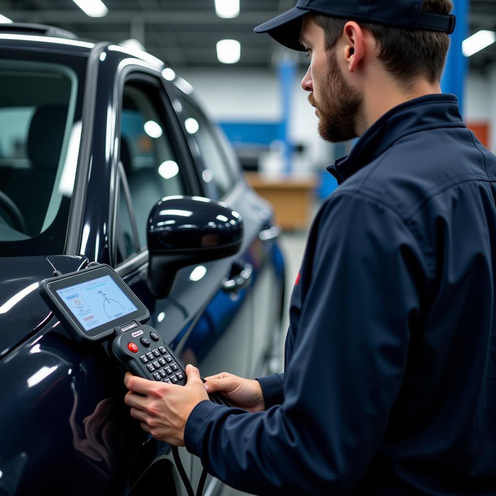 Moderne Fahrzeugdiagnose in der Werkstatt