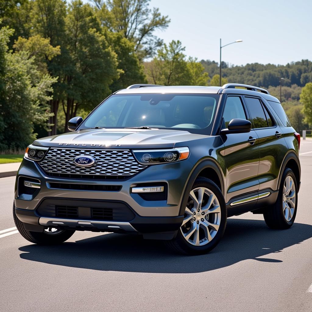 Außenansicht des Ford Explorer 2025