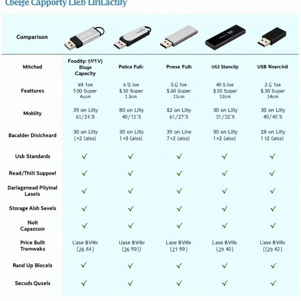 Vergleichstabelle der größten USB-Sticks