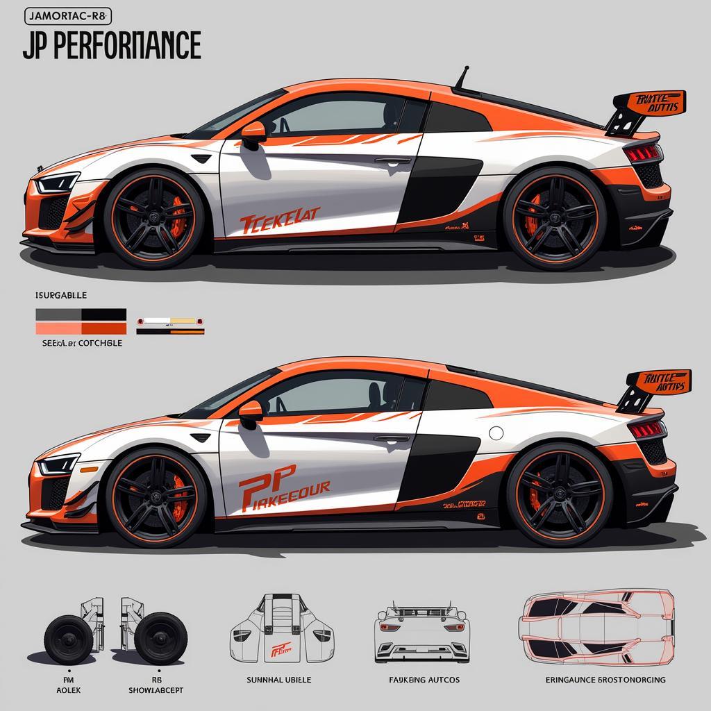 JP Performance R8 Design: Die einzigartige Optik des getunten Sportwagens