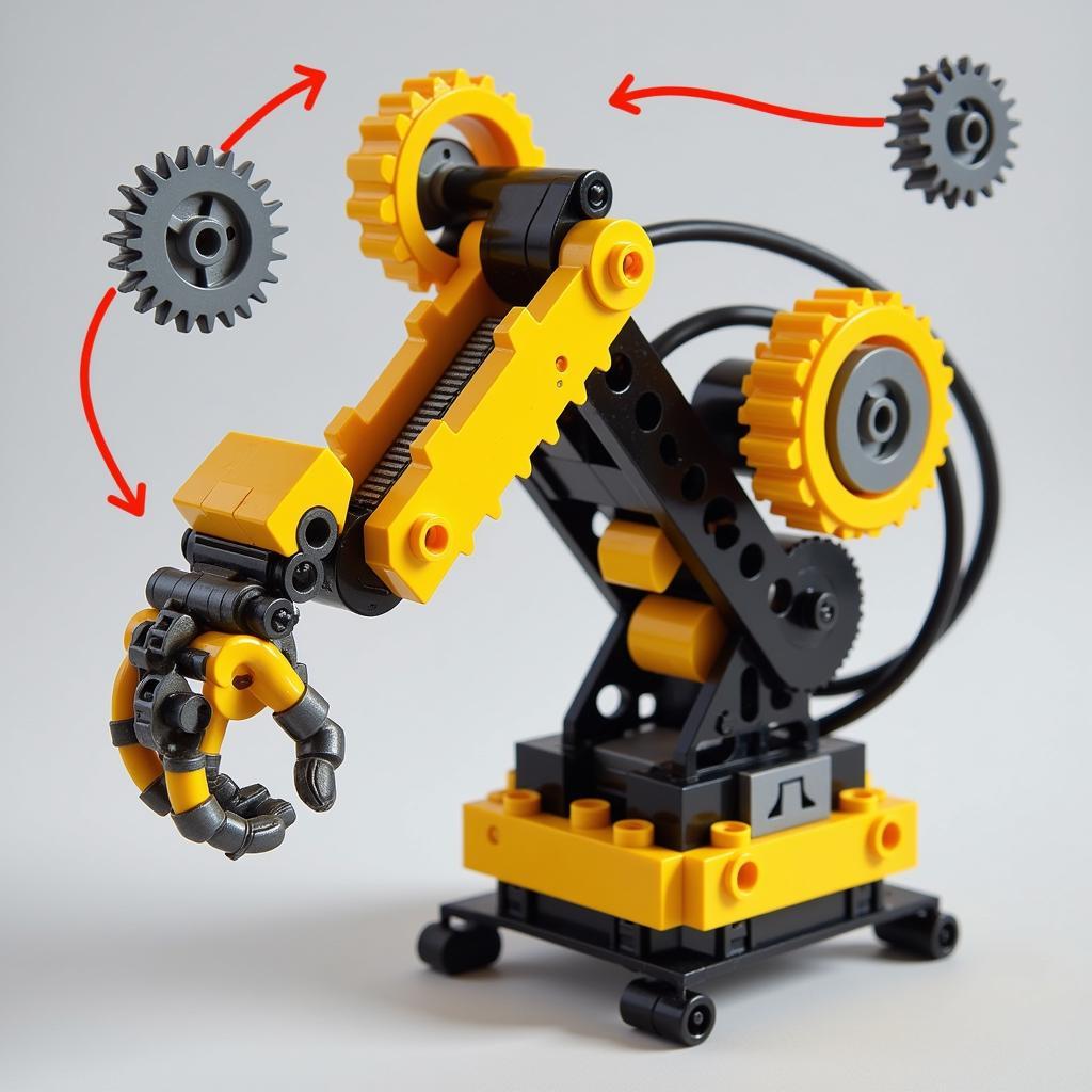 Lego Getriebe Roboterarm