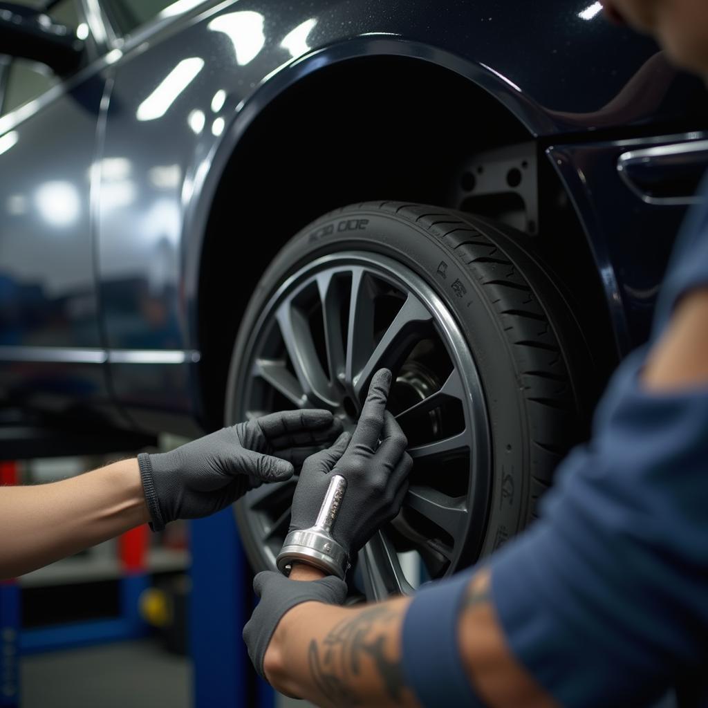 Mängelbehebung bei Autoreparaturen