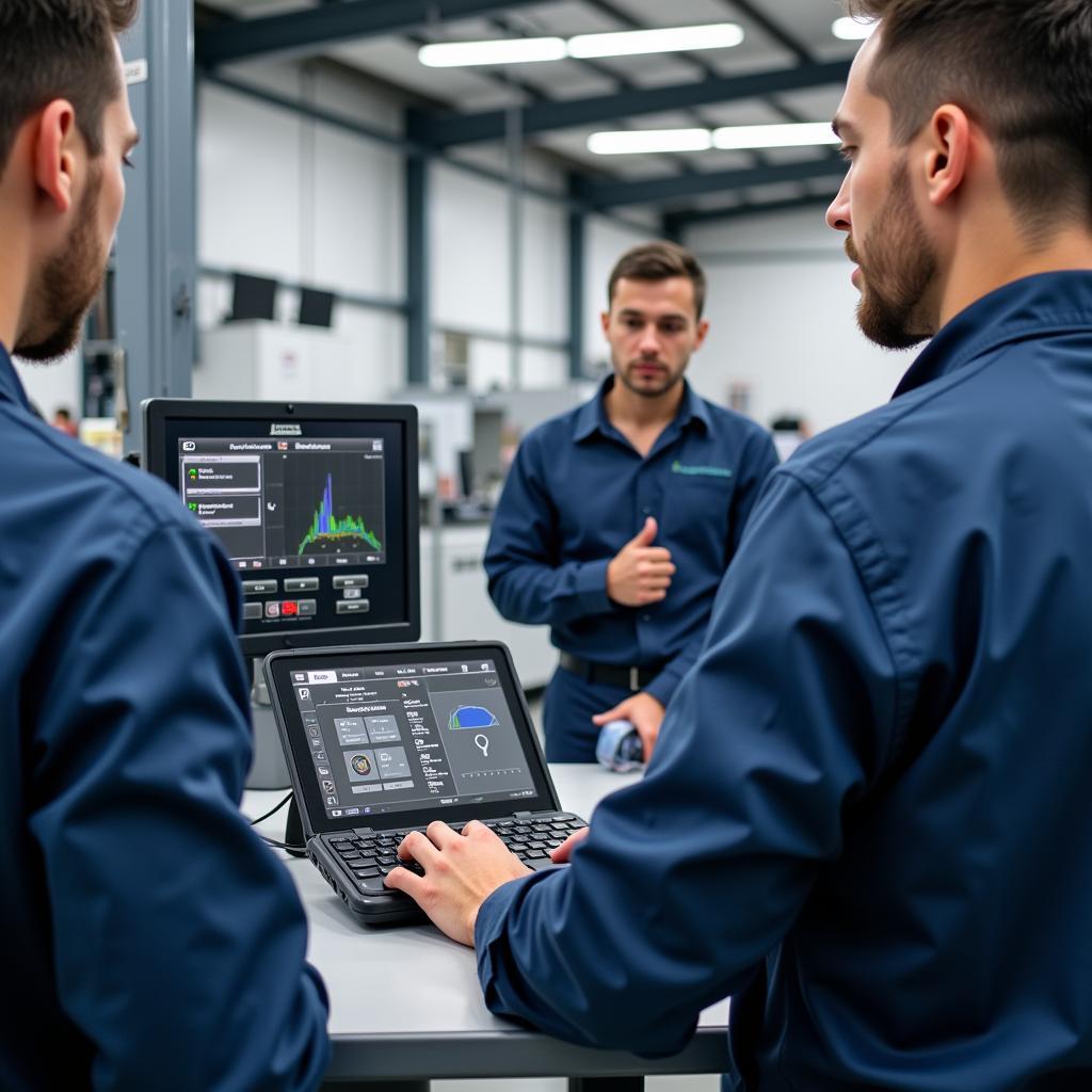 Autowerkstatt der Marler Jungs mit moderner Diagnoseausrüstung