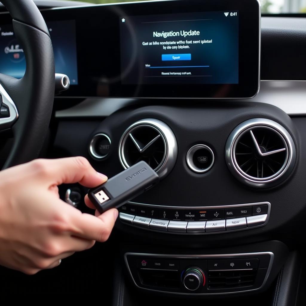 Mercedes Navi Update 2023 über USB-Stick herunterladen