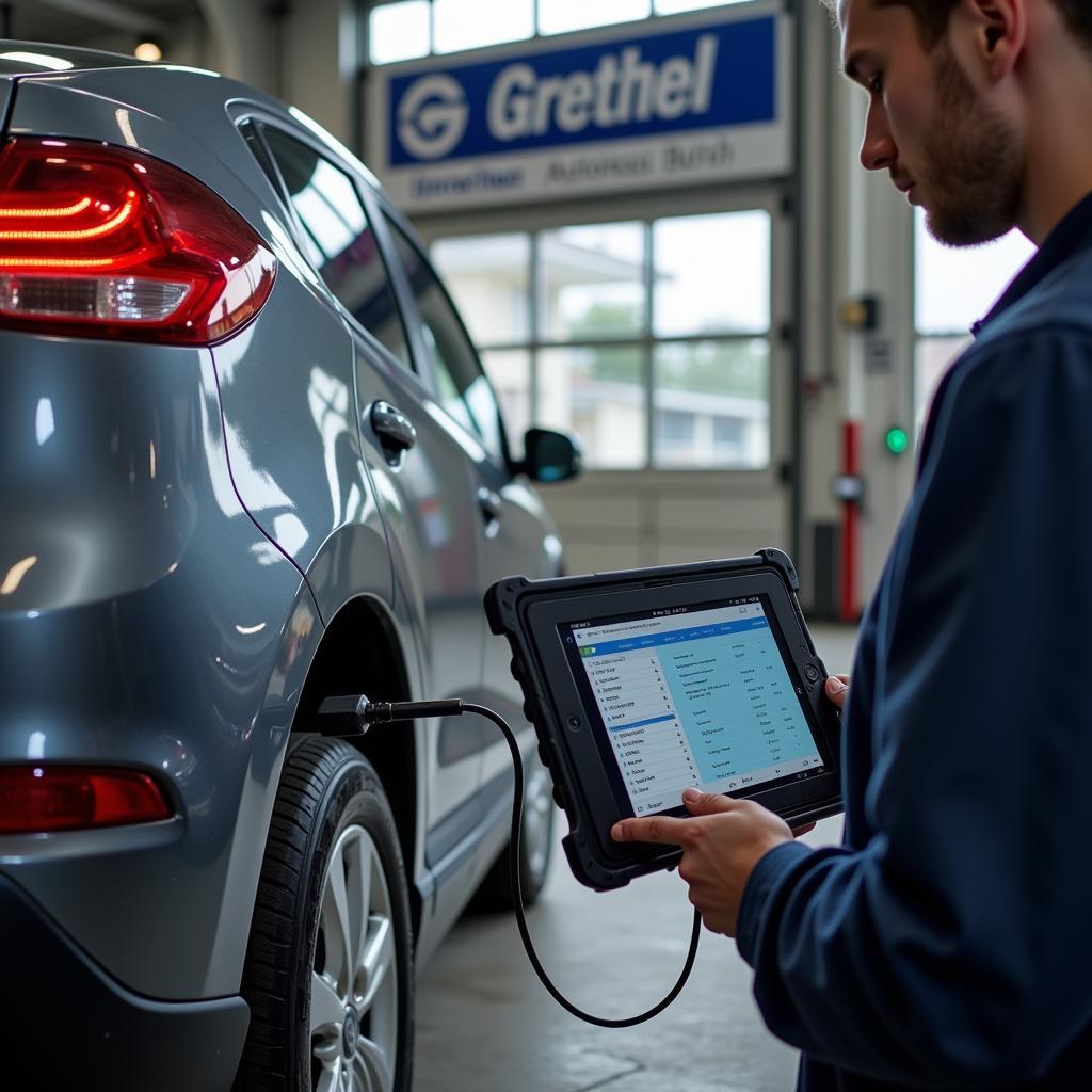 Moderne Fahrzeugdiagnose bei Grethel Autohaus in Bühl