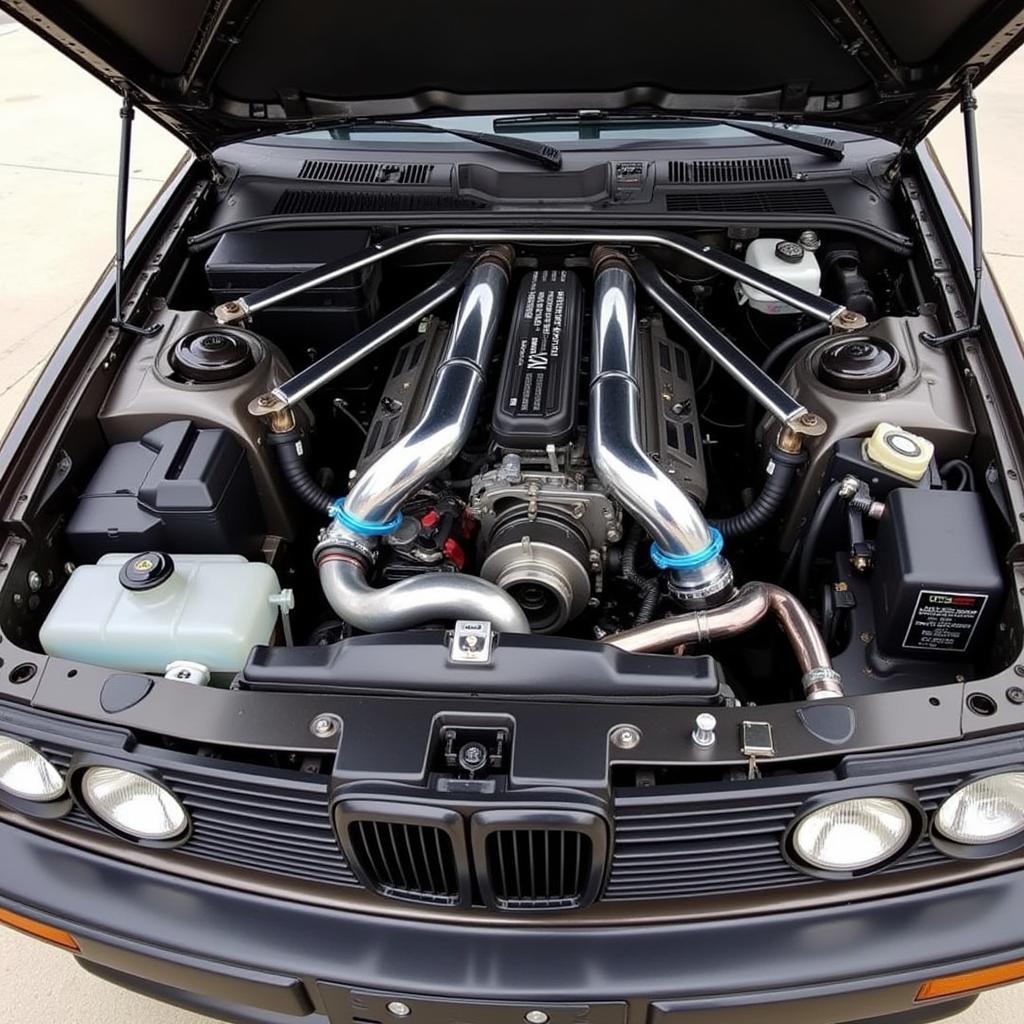 Motor Tuning am BMW E30