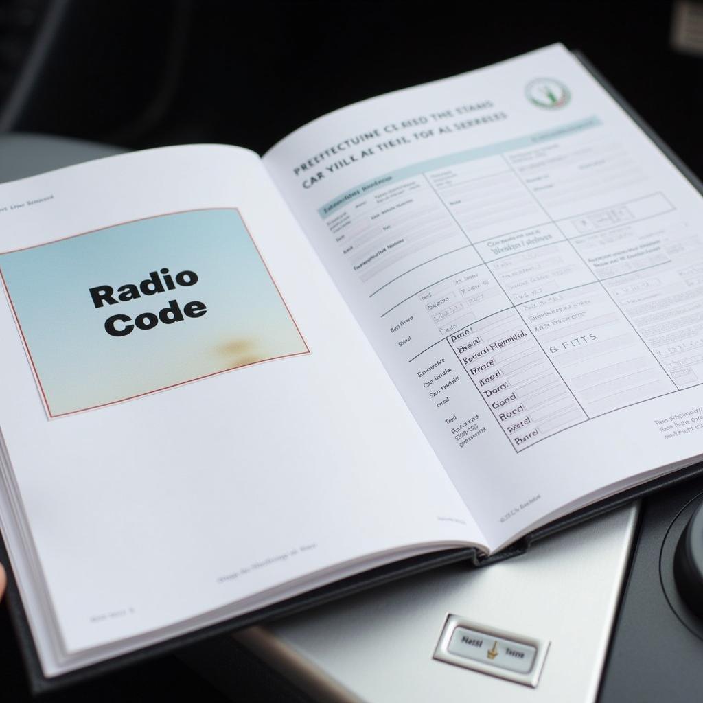 Radiocode im Serviceheft