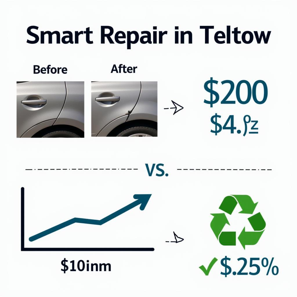 Vorteile von Smart Repair in Teltow: Kostengünstig, schnell und umweltfreundlich.