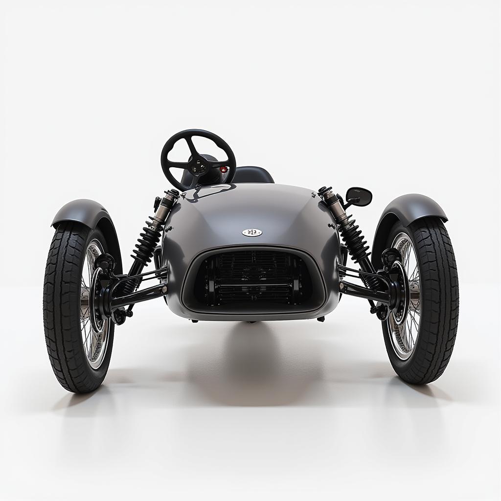 Modernes Trike-Design mit zwei Rädern vorne