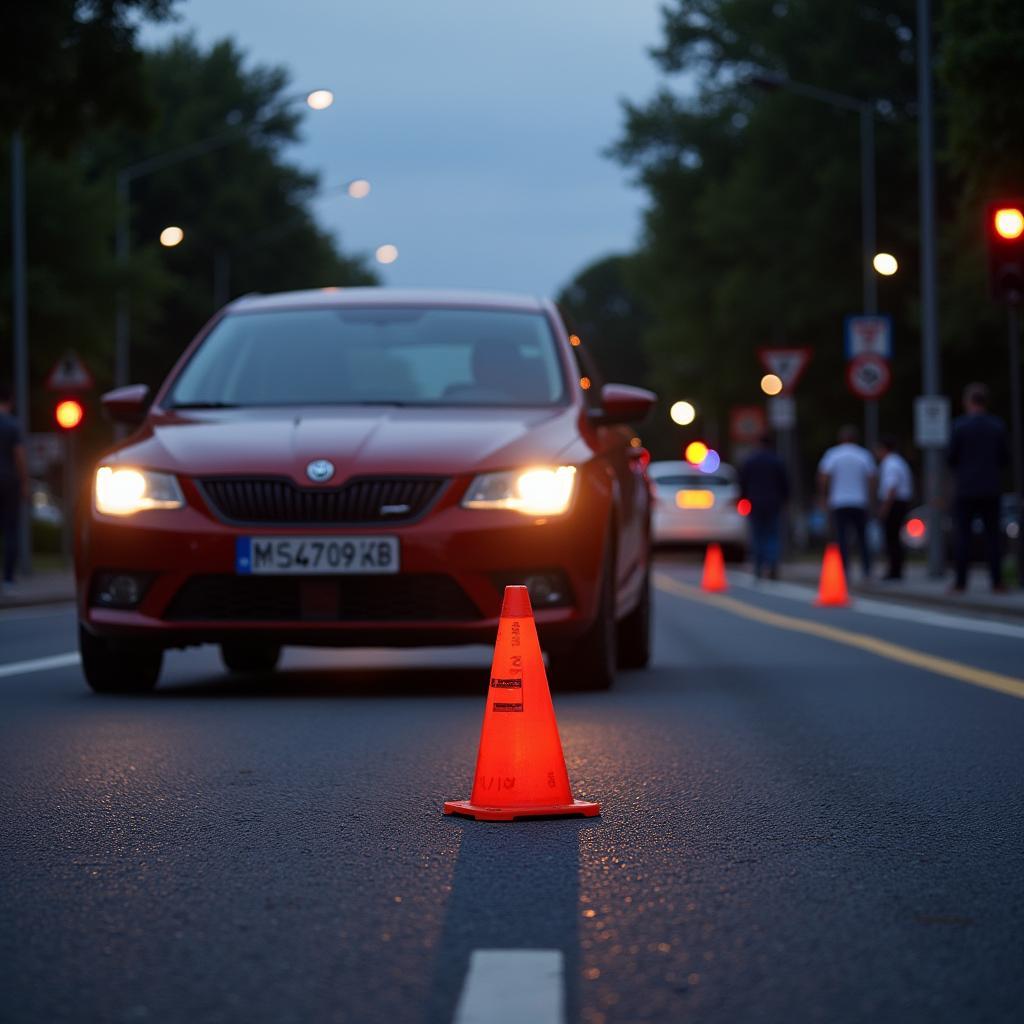 Unfallstelle sichern in Berlin