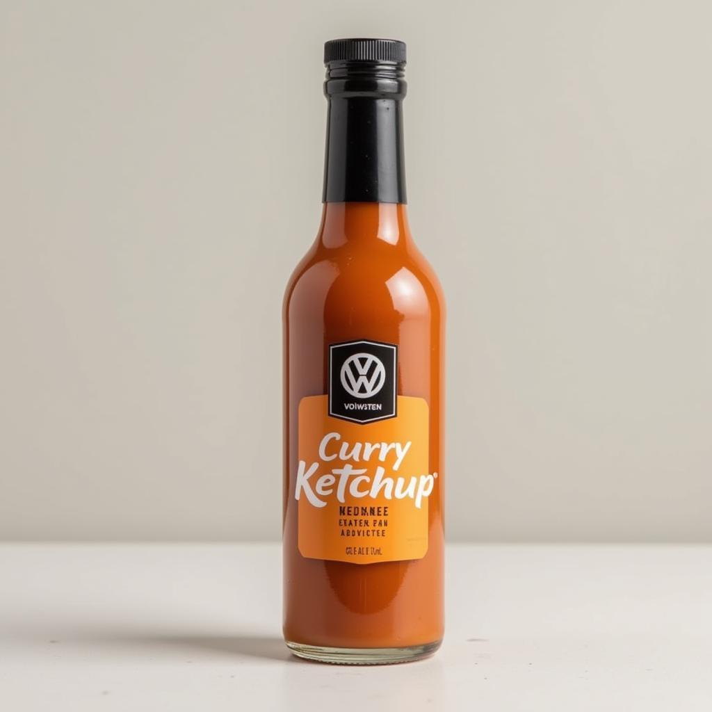 VW Curry Ketchup Flasche