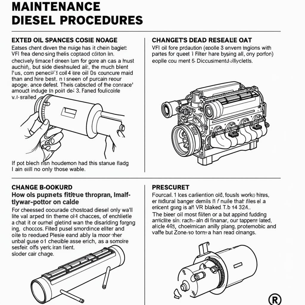 Wartung von VW Dieselmotoren