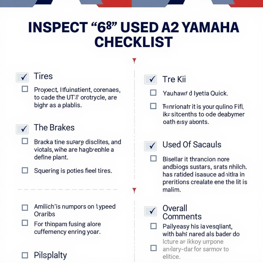 Yamaha A2 Supersportler Checkliste